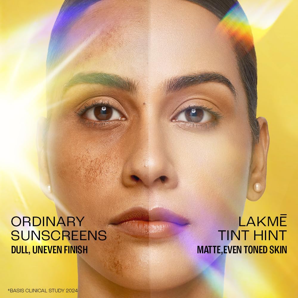 Lakme Sun Expert Tinted Sunscreen 50 SPF PA+++, Natural Tone, With Cucumber, Lightweight, Ultra Matte Finish, Blocks Upto 97% Harmful Sunrays, 100 ml
