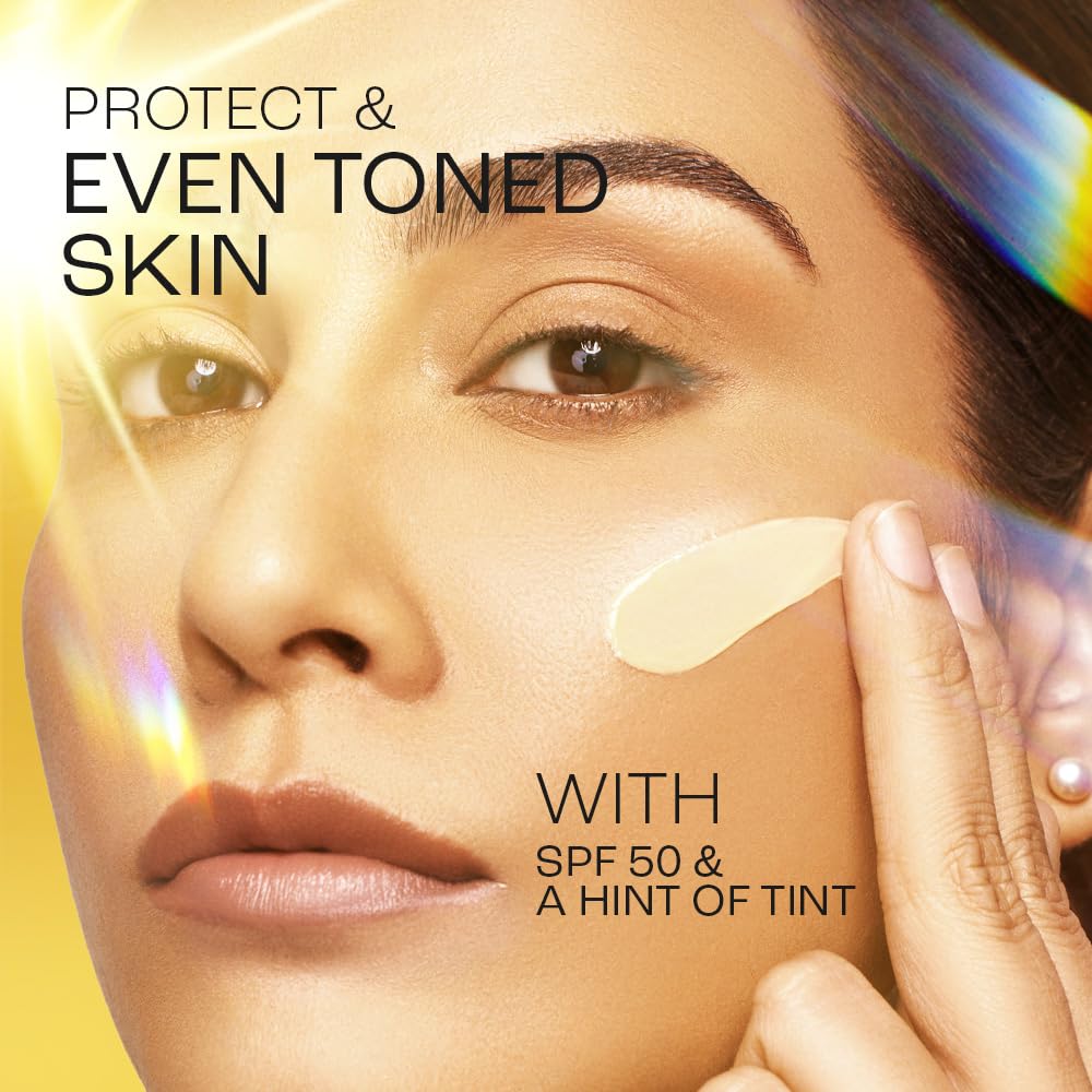 Lakme Sun Expert Tinted Sunscreen 50 SPF PA+++, Natural Tone, With Cucumber, Lightweight, Ultra Matte Finish, Blocks Upto 97% Harmful Sunrays, 100 ml