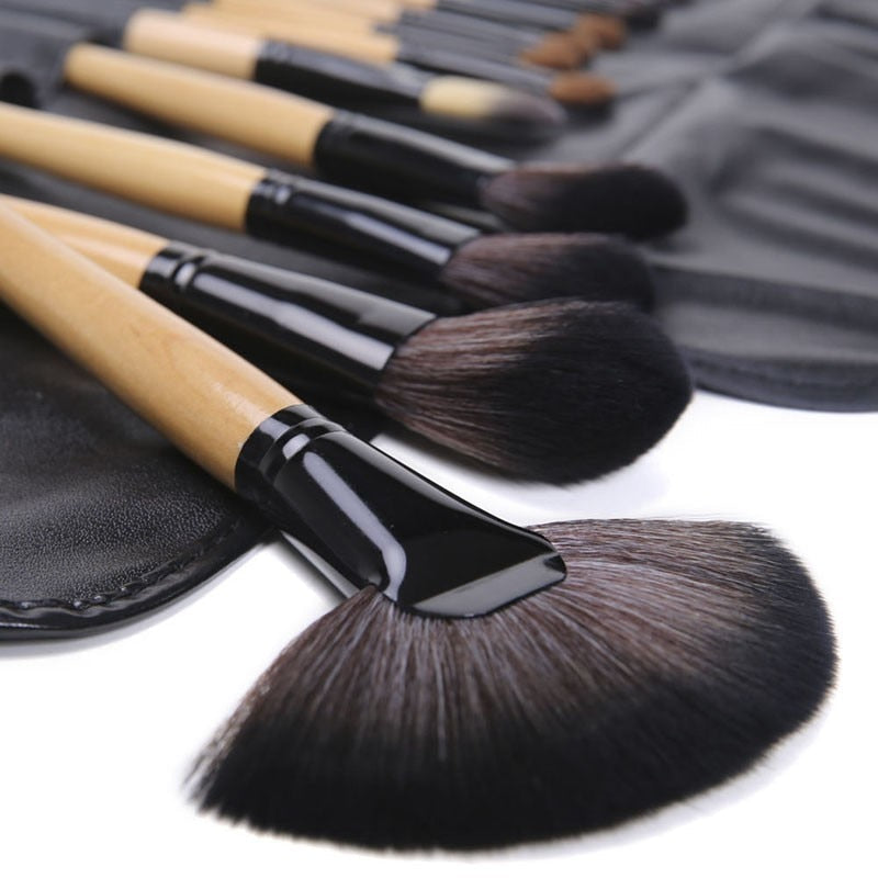 24 pcs Makeup Brush Sets Professional Cosmetics Brushes Eyebrow Powder|