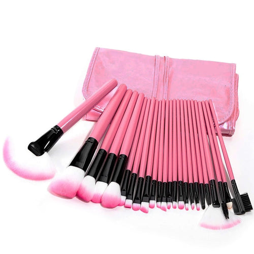 24 pcs Makeup Brush Sets Professional Cosmetics Brushes Eyebrow Powder|