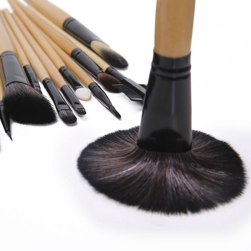 24 pcs Makeup Brush Sets Professional Cosmetics Brushes Eyebrow Powder|